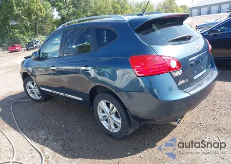 2012 Nissan Rogue Sv из США, поврежденный, VIN JN8AS5MV7CW710181